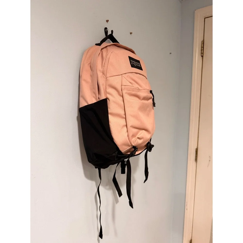 JanSport Journey Pack Misty Rose 28L Backpack JS0A7ZO17N8 Pink Black